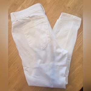 Wit & Wisdom by Nordstrom's - White Stretch Jeans - Size 12 - Ankle Length - GUC